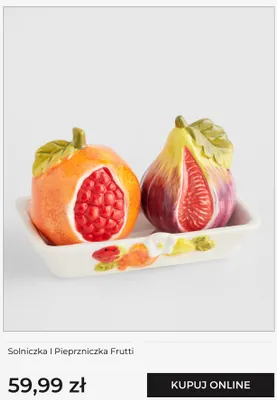 Solniczka i pieprzniczka home&you Frutti promocja w home&you
