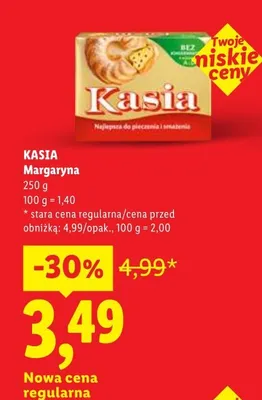 Margaryna Kasia promocja w Lidl
