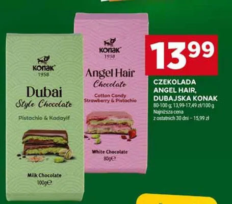 Czekolada Dubajska promocja w Stokrotka