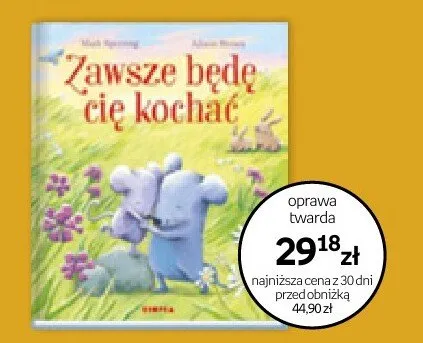 Książka Zawsze będę cię kochać oprawa twarda promocja w Empik