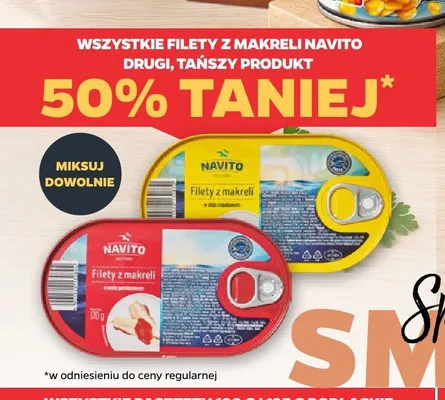 Filety z makreli w sosie pomidorowym Navito promocja w Netto
