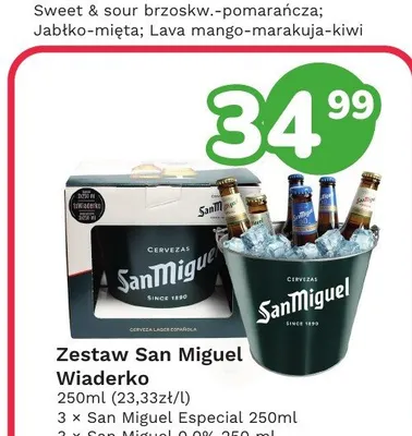 Zestaw San Miguel Wiaderko promocja w Limonka
