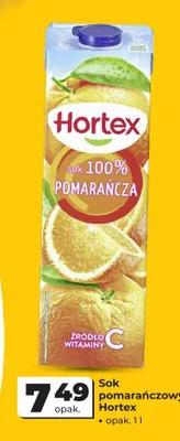 Sok 100% pomarańczowy Hortex promocja w Odido