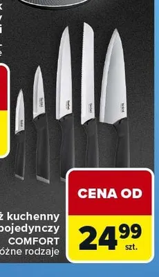 Nóż kuchenny pojedynczy Tefal Comfort promocja w Carrefour