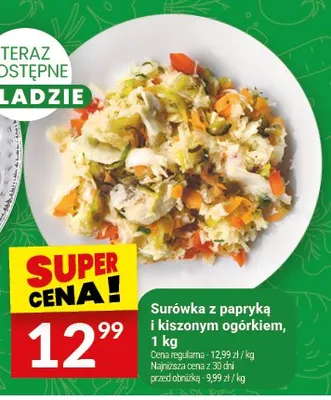 Surówka z papryką i kiszonym ogórkiem promocja w Twój Market
