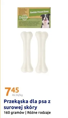 Przekąska dla psa z surowej skóry promocja w Action