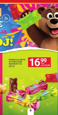 Galaretki w czekoladzie Boo! Bear Roshen promocja w Selgros