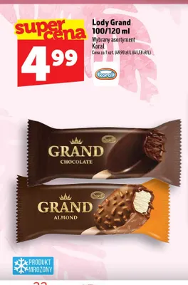 Lody Grand Chocolate promocja w TOPAZ