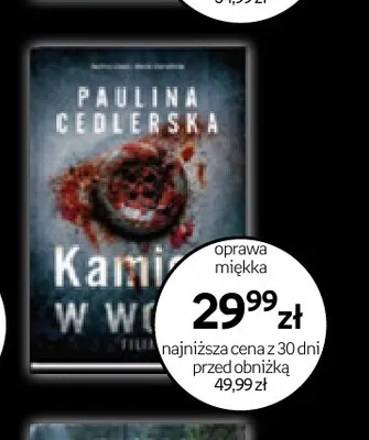 Książka Kamień w wodę Paulina Cedlerska promocja w Empik