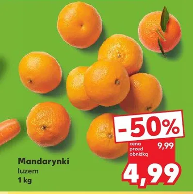 Mandarynki luzem promocja w Kaufland