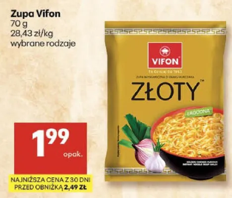 Zupa Złoty Vifon promocja w Delikatesy Centrum