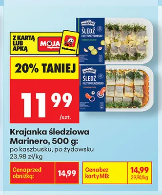 Krajanka śledziowa po żydowsku Marinero promocja w Biedronka