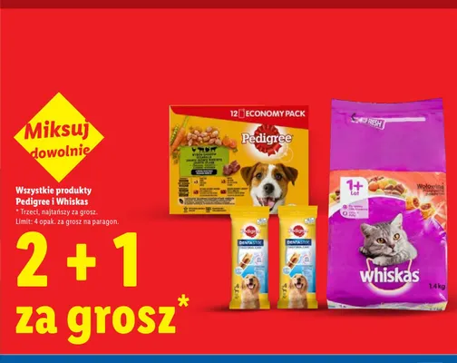 Przysmak dla psów Pedigree Dentastix dla małych promocja w Lidl