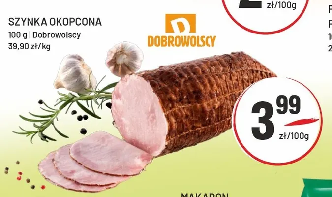 Szynka okopcona Dobrowolscy promocja w Sedal