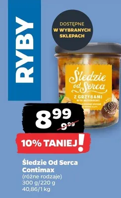 Śledzie Od Serca (różne rodzaje) promocja w Netto