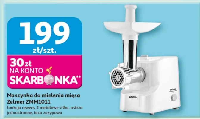 Maszynka do mielenia mięsa Zelmer ZMM1011 promocja w Auchan