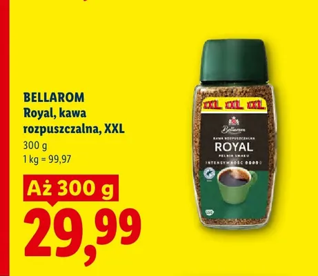 Kawa rozpuszczalna Bellarom Royal XXL promocja w Lidl