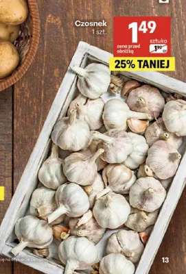 Czosnek promocja w Delikatesy Centrum