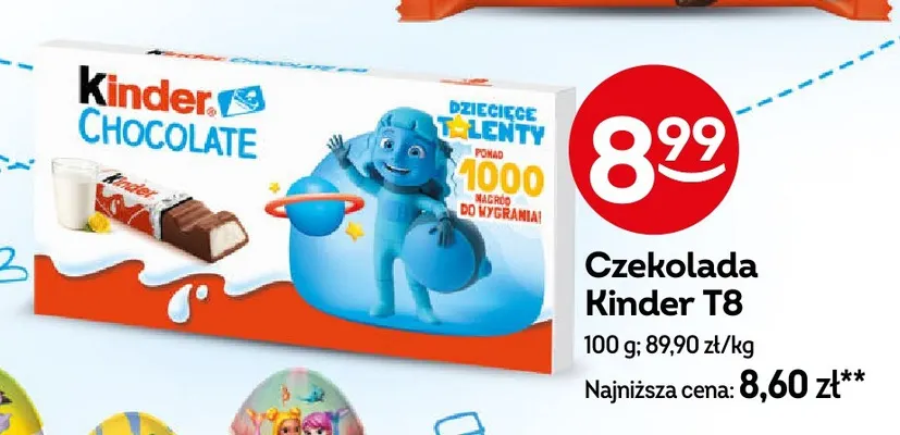 Czekolada Kinder T8 promocja w Żabka