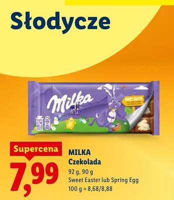 Czekolada Sweet Easter Milka promocja