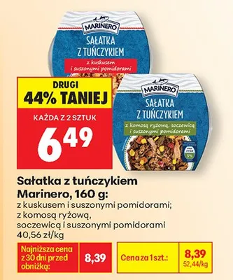 Sałatka z tuńczykiem z kuksom i suszonymi pomidorami promocja w Biedronka