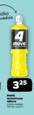 Napój izotoniczny 4Move promocja w Netto