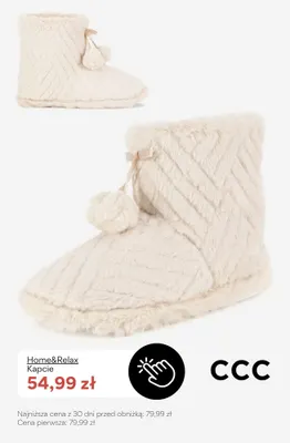 Kapcie Home & Relax promocja w CCC