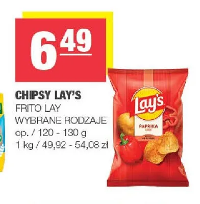 Chipsy Lay's Papryka promocja w SPAR