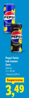 Napój Lemon Zero promocja w Lidl