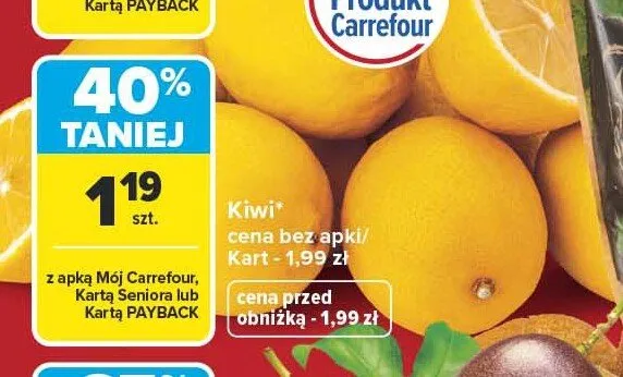 Kiwi promocja w Carrefour