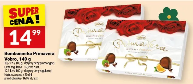 Bombonierka Primavera Vobro promocja w Twój Market