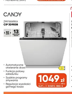 Zmywarka Cip 3D9E0B Candy promocja w Max Elektro