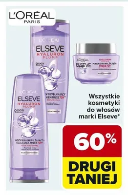Kosmetyki do włosów L'Oréal Elseve promocja w Carrefour Market