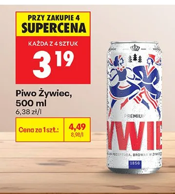 Piwo Żywiec promocja w Biedronka