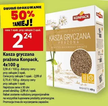 Kasza gryczana prażona promocja w Twój Market