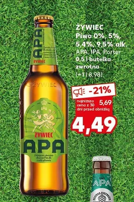 Piwo Żywiec Porter promocja w Kaufland