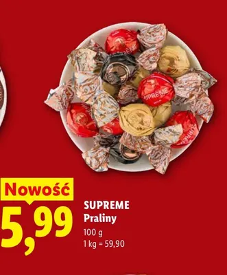 Praliny Supreme promocja w Lidl