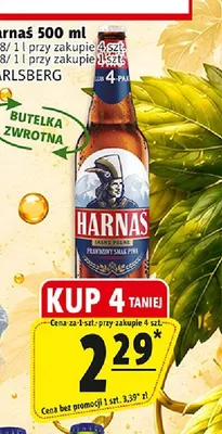 Piwo Harnaś Jasne Pełne promocja w Prim Market
