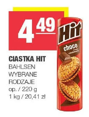 Ciastka Hit Bahlsen promocja w SPAR
