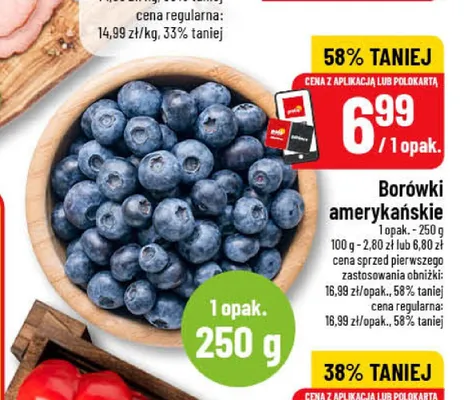 Borówki amerykańskie promocja w POLOmarket
