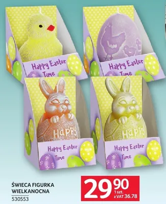 Świeca figurka wielkanocna promocja w Selgros