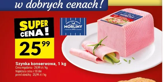 Szynka konserwowa Morliny promocja w Twój Market