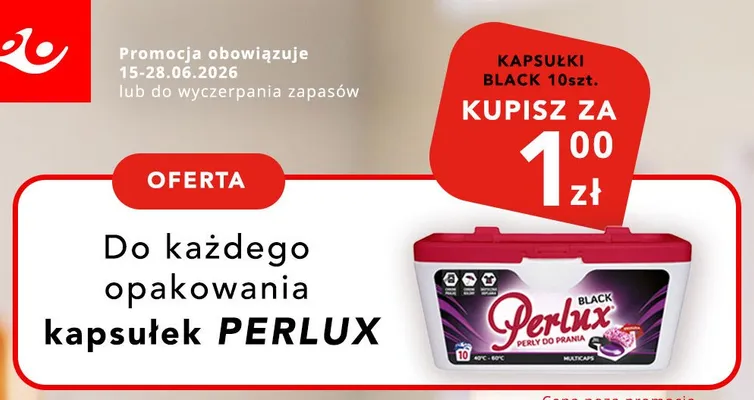 Kapsułki do prania Perlux Black promocja w Poczta Polska