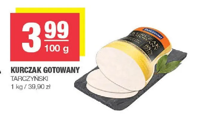 Kurczak gotowany Tarczyński promocja w SPAR