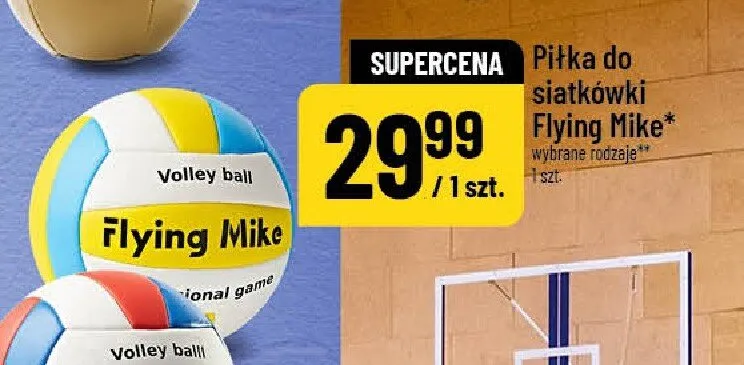 Piłka do siatkówki Flying Mike promocja w POLOmarket