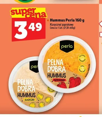 Hummus klasyczny Perla promocja w TOPAZ