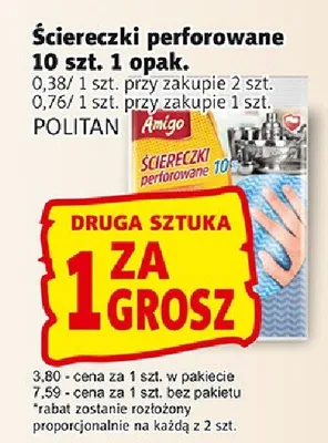 Ściereczki perforowane Amigo 10szt. promocja w Prim Market