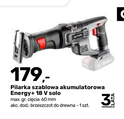 Pilarka szablowa akumulatorowa Graphite Energy+ solo promocja w Bricomarche
