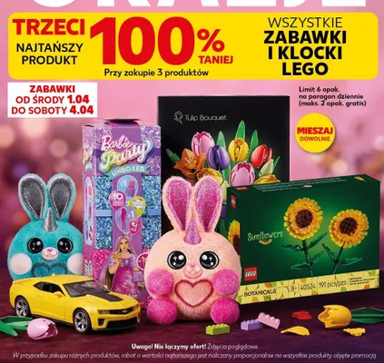 Zabawki i klocki Lego promocja w Kaufland