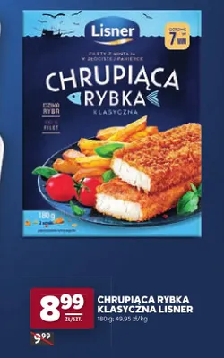 Chrupiąca Rybka klasyczna Lisner promocja w Stokrotka